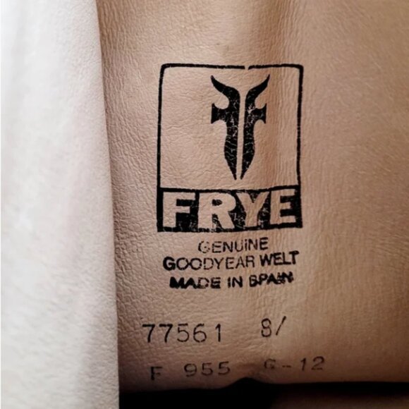 Frye Dorado Brown Leather Riding Boots 8M - Picture 10 of 10